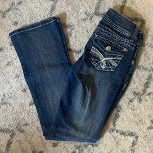 Juniors Wallflower boot cut jeans size 0